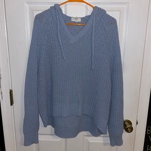 aerie cropped hooded sweater